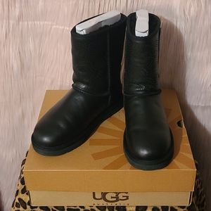Black Leather Uggs